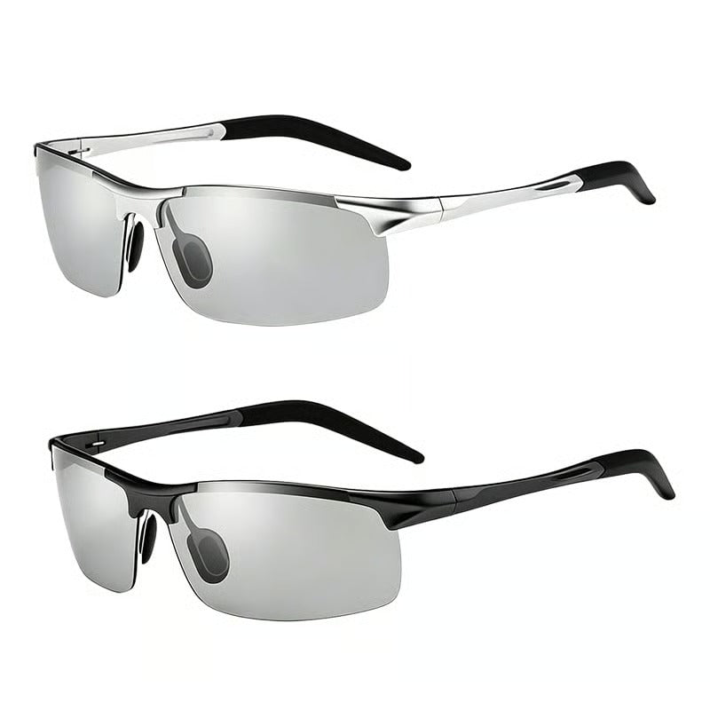 Photochromic Polarized Driving Sunglasses – Helps Reduce Glare Day & Night + FREE Glasses Pouch & Cleaning Cloth 🎁
