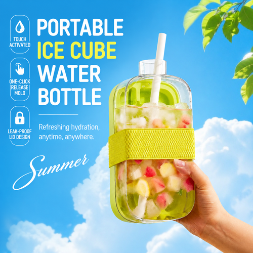 Zero-Touch Chill: The Portable Ice Maker Bottle