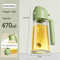 Clear – Green Lid