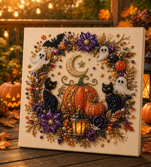 Spooky-Cute Halloween Pearl Art Kit