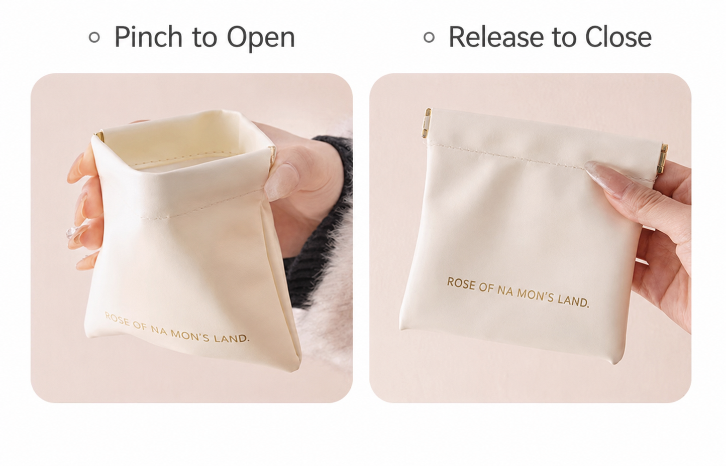 Compact PU Leather Cable Pouch — 14 × 18 cm