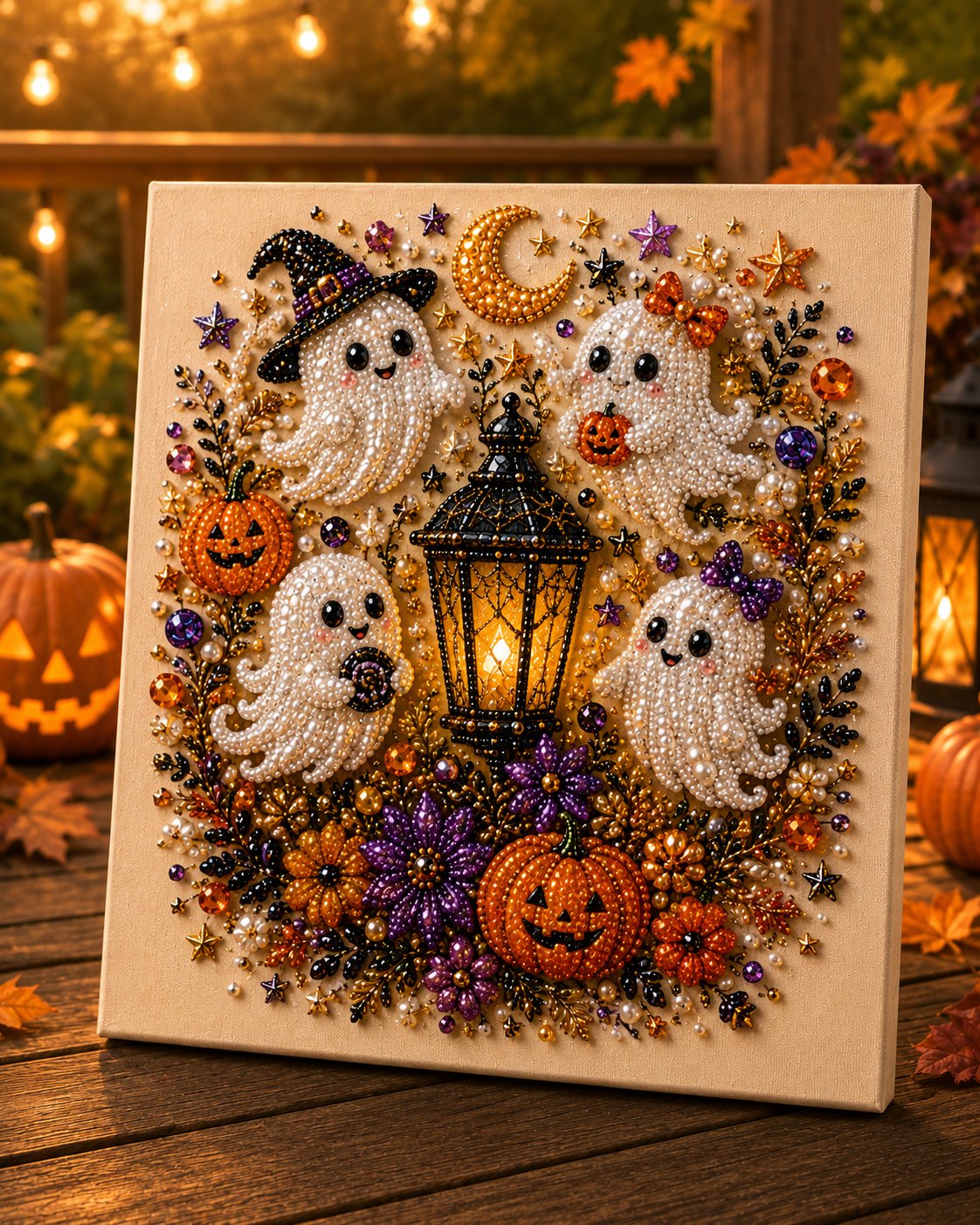Spooky-Cute Halloween Pearl Art Kit