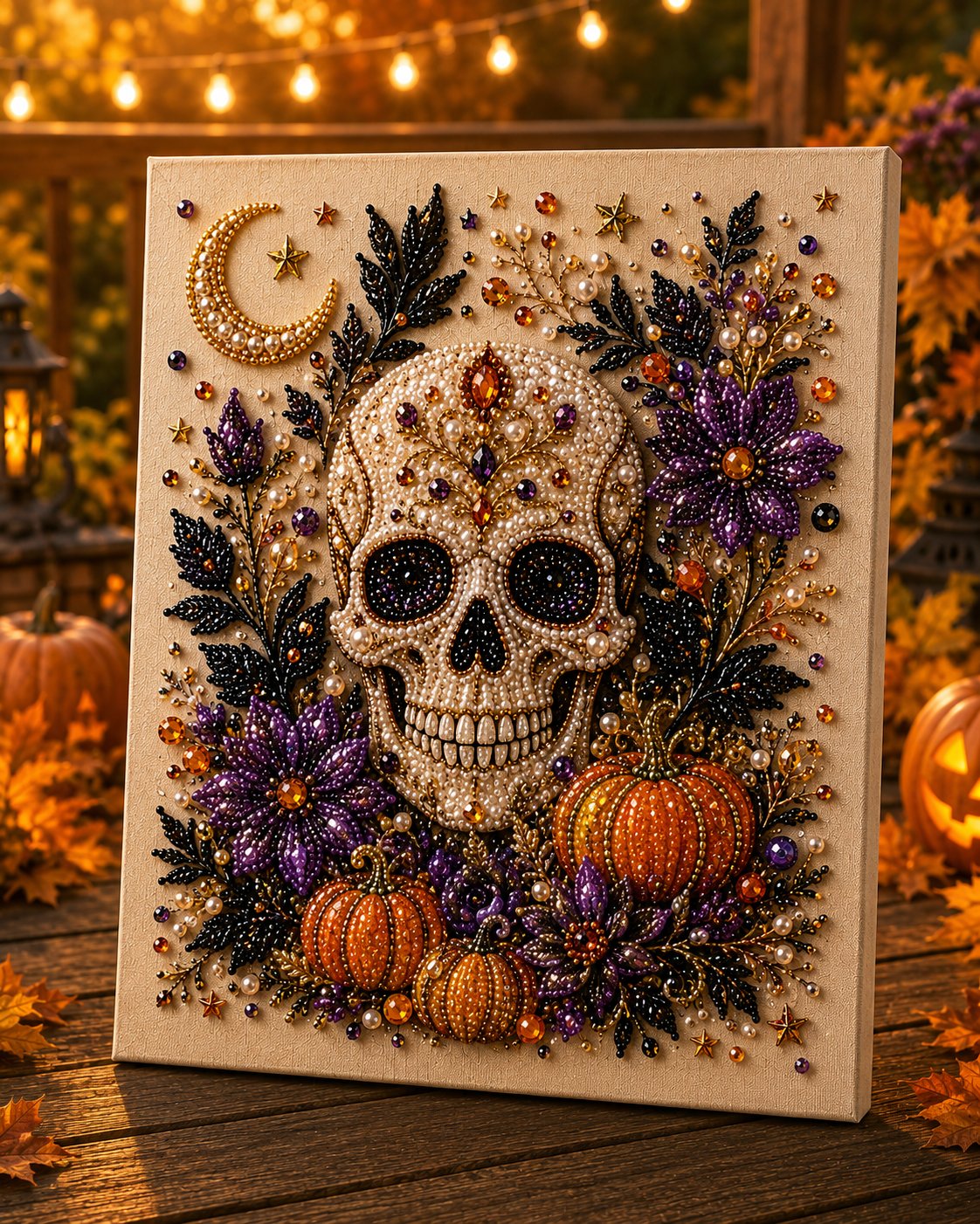 Spooky-Cute Halloween Pearl Art Kit