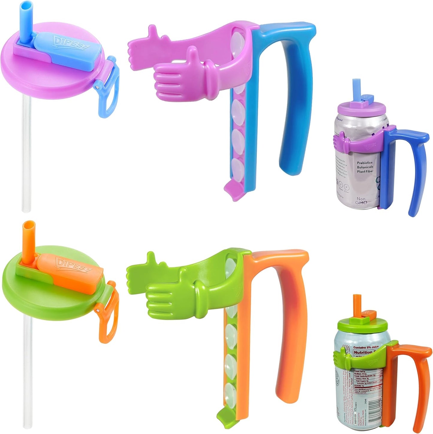 Soda Can Lids and Holders for 12oz Cans