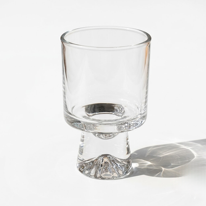 Glass water cup