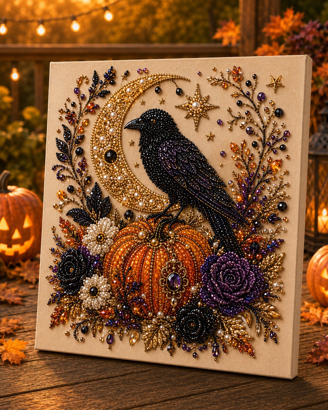 Spooky-Cute Halloween Pearl Art Kit