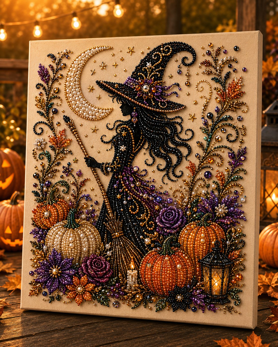Spooky-Cute Halloween Pearl Art Kit