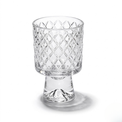 Glass water cup