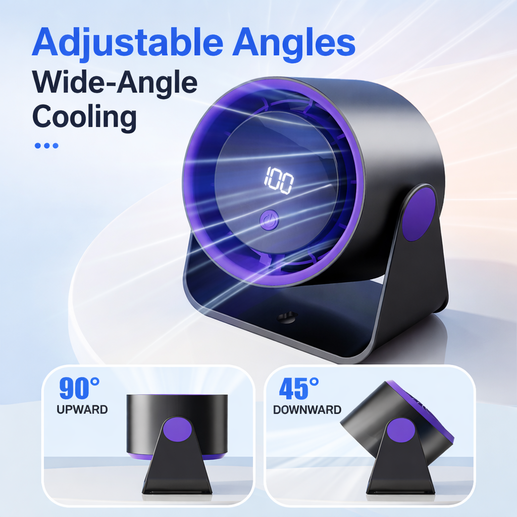 Binkmaied™ Wall-Mount & Desktop Turbo Fan