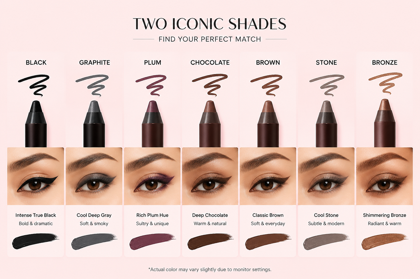 LAST DAY -💜BUY 1 GET 1 FREE💜24HR Waterproof Eyeliner — Day to Night Wear