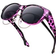 Purple Tortoise Frame Grey  Lens