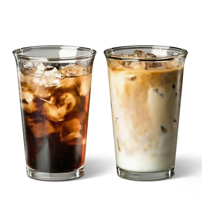 Glass water cup
