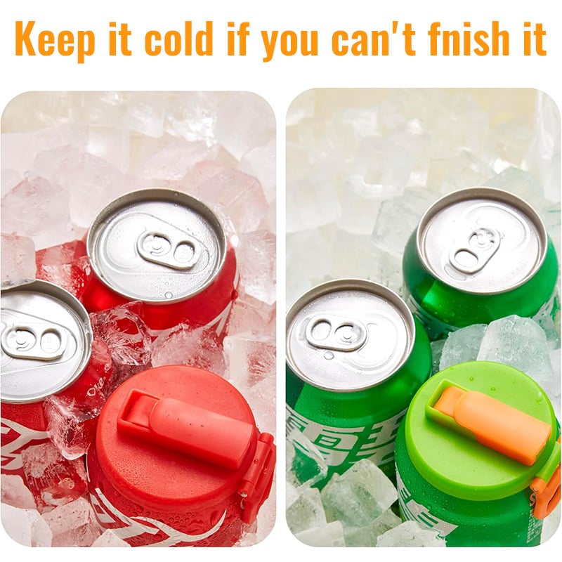 Buy 1 Get 1 Free – Reusable Soda Can Lids with Straws