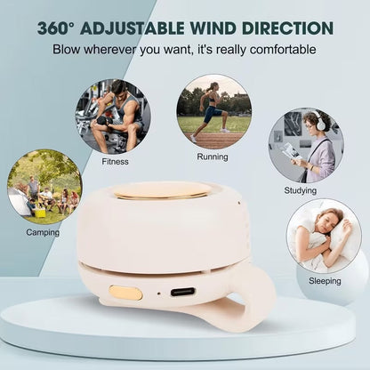 Mini Bladeless Fan – Stay Cool Anywhere