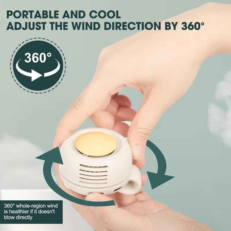 Mini Bladeless Fan – Stay Cool Anywhere