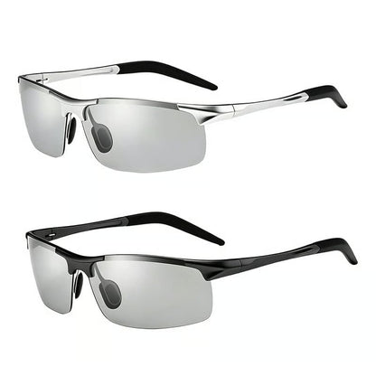 Photochromic Polarized Driving Sunglasses – Helps Reduce Glare Day & Night + FREE Glasses Pouch & Cleaning Cloth 🎁