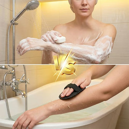 Deep Exfoliating Body Scrubber – Finger-Grip Dead Skin Remover