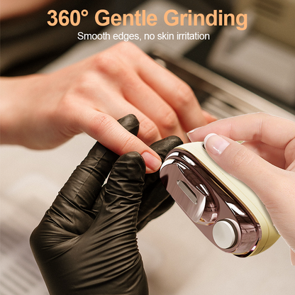 💅 2-in-1 Electric Nail Clipper & Polisher ✨ Safe, Smooth & Salon-Quality Nails at Home