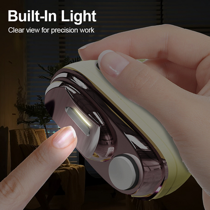 💅 2-in-1 Electric Nail Clipper & Polisher ✨ Safe, Smooth & Salon-Quality Nails at Home